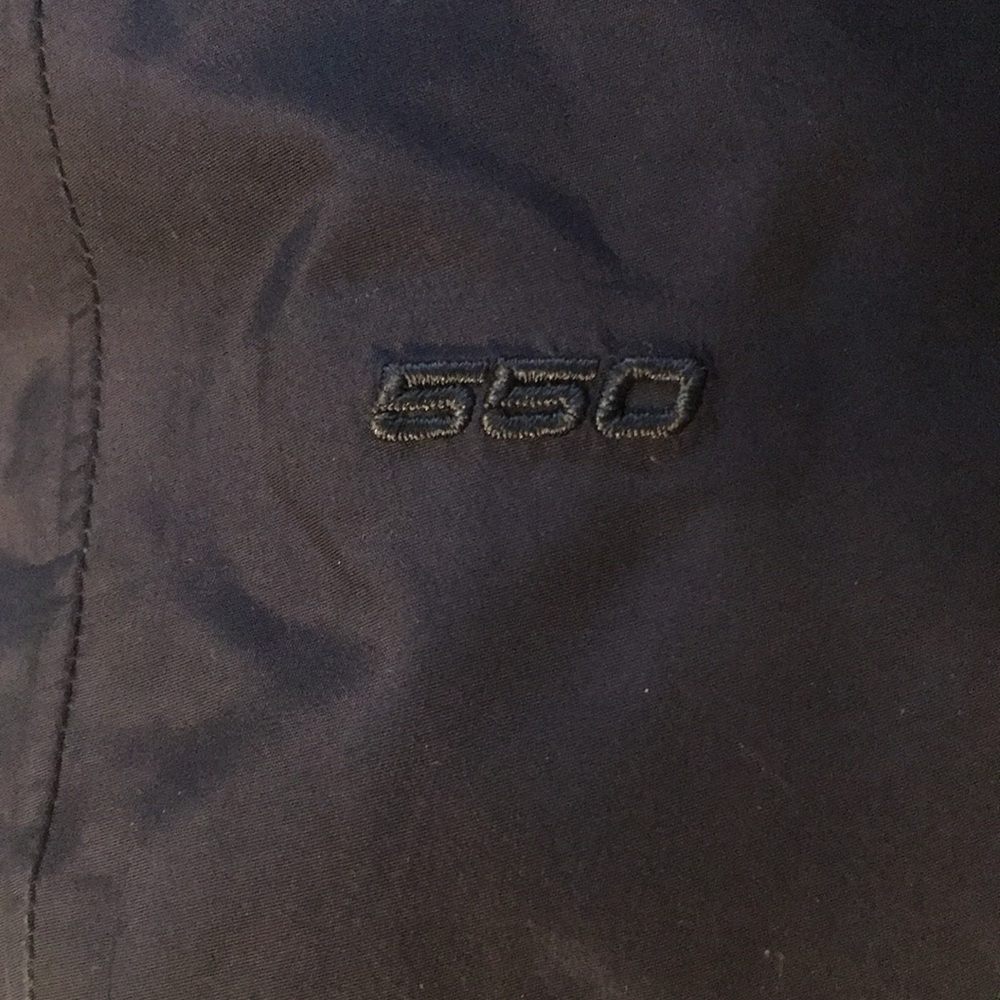 The North Face Down Filled Parka Hooded Coat Navy Blue A Line Size M - Picture 10 of 16